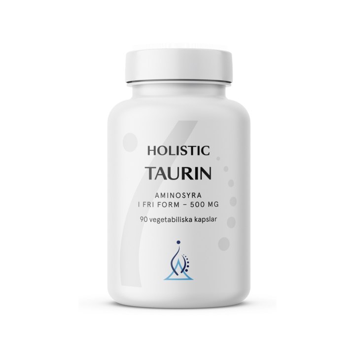 Holistic Tauriinia 500mg 90 kapselia ryhmässä Ravintolisät / Proteiinit & Aminohapot / Aminohapot @ Rawfoodshop Scandinavia AB (10682)