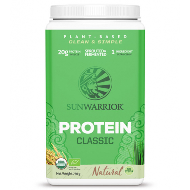 Sunwarrior Classic Luomu 750g ryhmässä Raaka-aineet / Terveysruoka / Proteiinijauhe @ Rawfoodshop Scandinavia AB (1078)