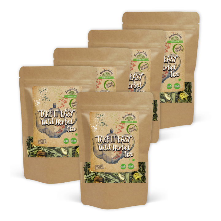 Take it Easy Villi Yrttitee 100g x 5 pakettia ryhmässä OUTLET 20-80% / Kuivatavarat 20-70% / Kuivatavarat 50% @ Rawfoodshop Scandinavia AB (10789-SET5)