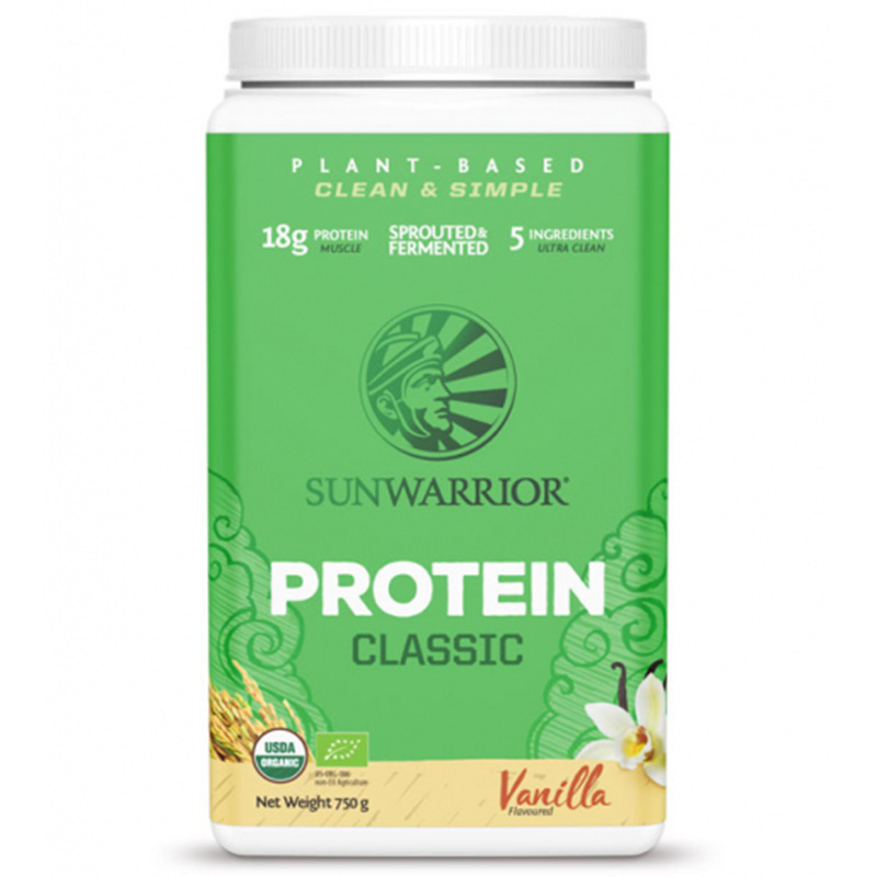 Sunwarrior Classic Vanilja 750g ryhmässä Raaka-aineet / Terveysruoka / Proteiinijauhe @ Rawfoodshop Scandinavia AB (1079)