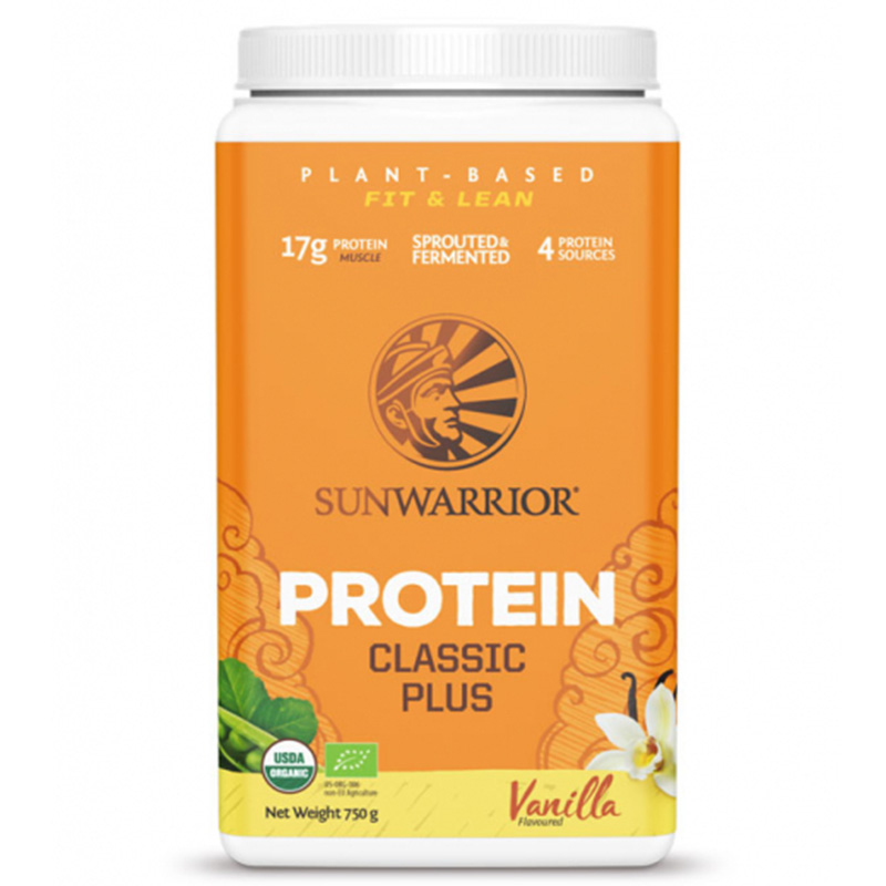 Sunwarrior Classic Plus Vanilja 750g ryhmässä Raaka-aineet / Terveysruoka / Proteiinijauhe @ Rawfoodshop Scandinavia AB (1083)