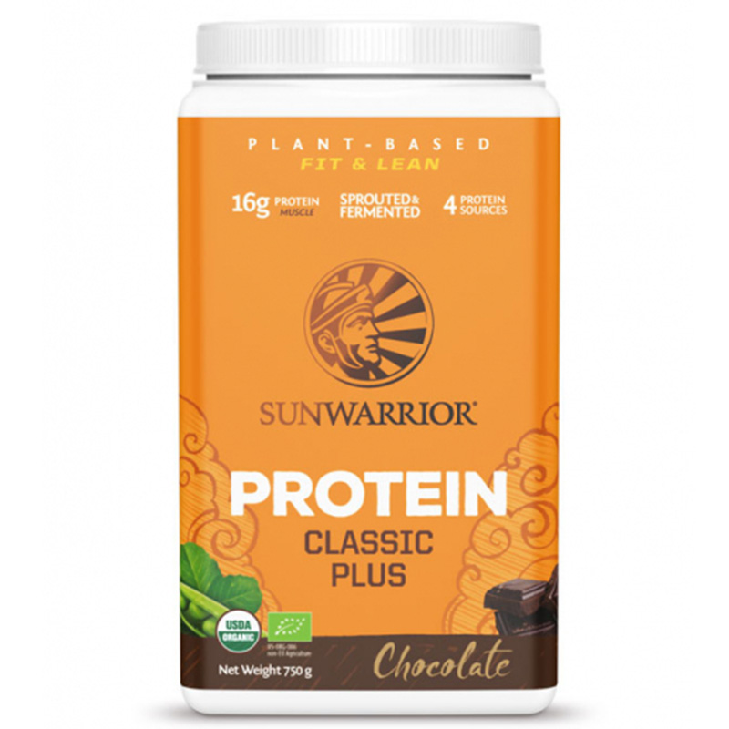 Sunwarrior Classic Plus Suklaa 750g ryhmässä Raaka-aineet / Terveysruoka / Proteiinijauhe @ Rawfoodshop Scandinavia AB (1084)
