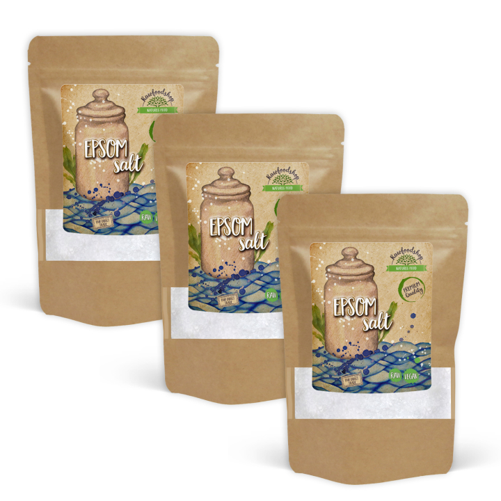 Epsom-suola 1kg x 3 pakettia ryhmässä Koti & Sielu / Puhdas koti / DIY siivoustuotteet @ Rawfoodshop Scandinavia AB (114443-SET3)