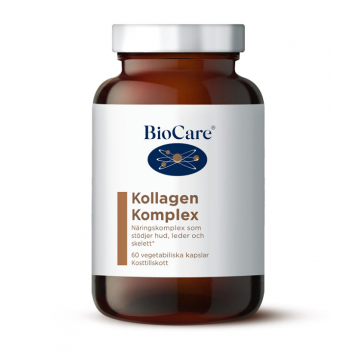 Biocare Kollageeni Kompleksi 60 kapselia ryhmässä Ravintolisät / Käyttöalue / Nivelet & Luuranko @ Rawfoodshop Scandinavia AB (1162)