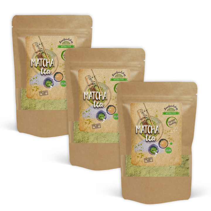 Matcha Tee 100g x 3 pakettia ryhmässä Raaka-aineet / Terveysruoka / Matcha @ Rawfoodshop Scandinavia AB (1235100-SET3)