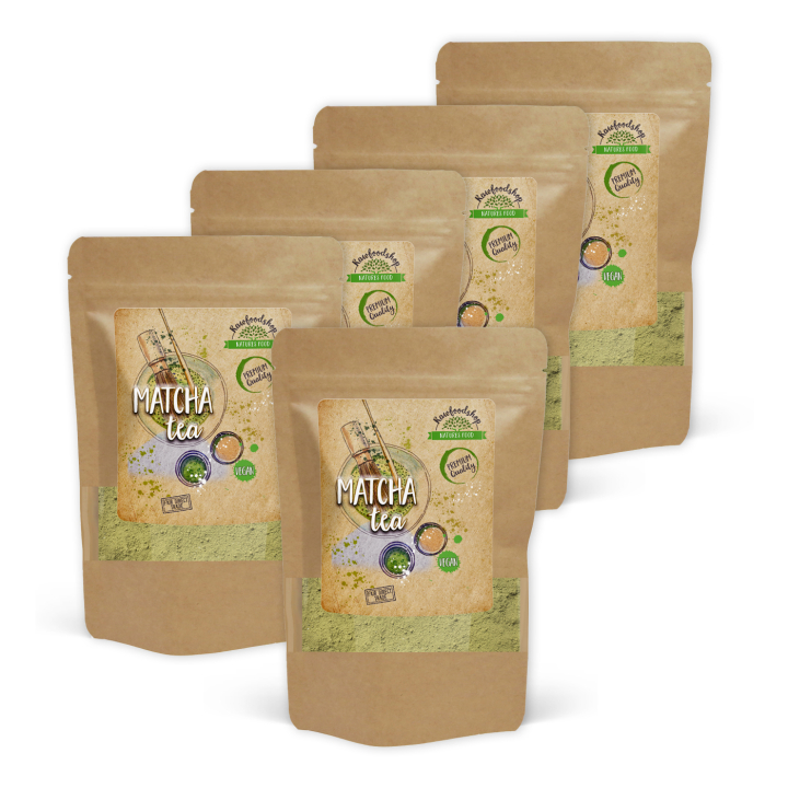 Matcha Tee 100g x 5 pakettia ryhmässä Raaka-aineet / Terveysruoka / Matcha @ Rawfoodshop Scandinavia AB (1235100-SET5)