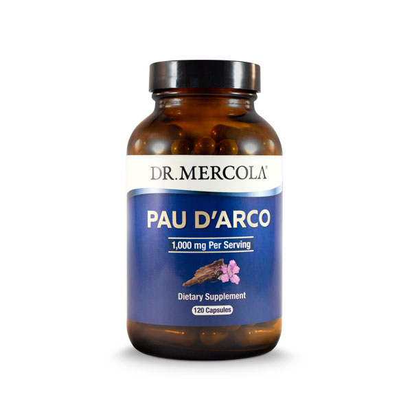 Dr Mercola Pau Darco 120 kapselia ryhmässä Ravintolisät / Käyttöalue / Detox & Puhdistus @ Rawfoodshop Scandinavia AB (1274)