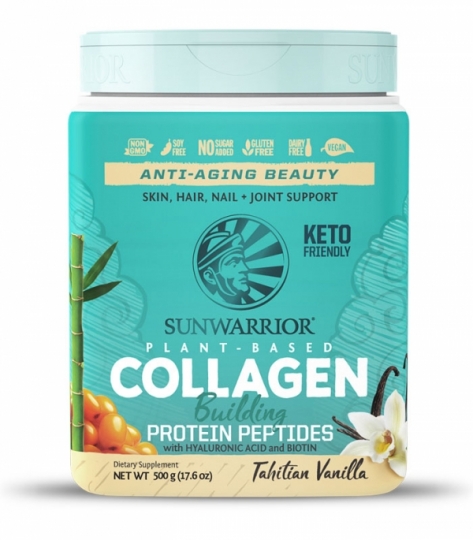 Sunwarrior Collagen Building Protein Vanilja 500g ryhmässä Raaka-aineet / Terveysruoka / Proteiinijauhe @ Rawfoodshop Scandinavia AB (1283)