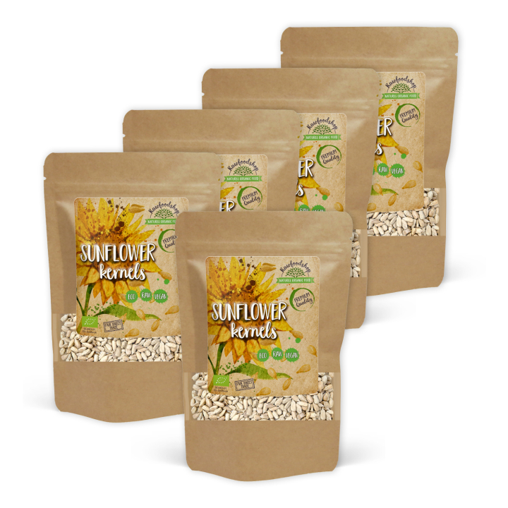 Auringonkukansiemenet LUOMU 1 kg x 5 pakettia ryhmässä Raaka-aineet / Terveysruoka / Siemenet @ Rawfoodshop Scandinavia AB (140401-SET5)