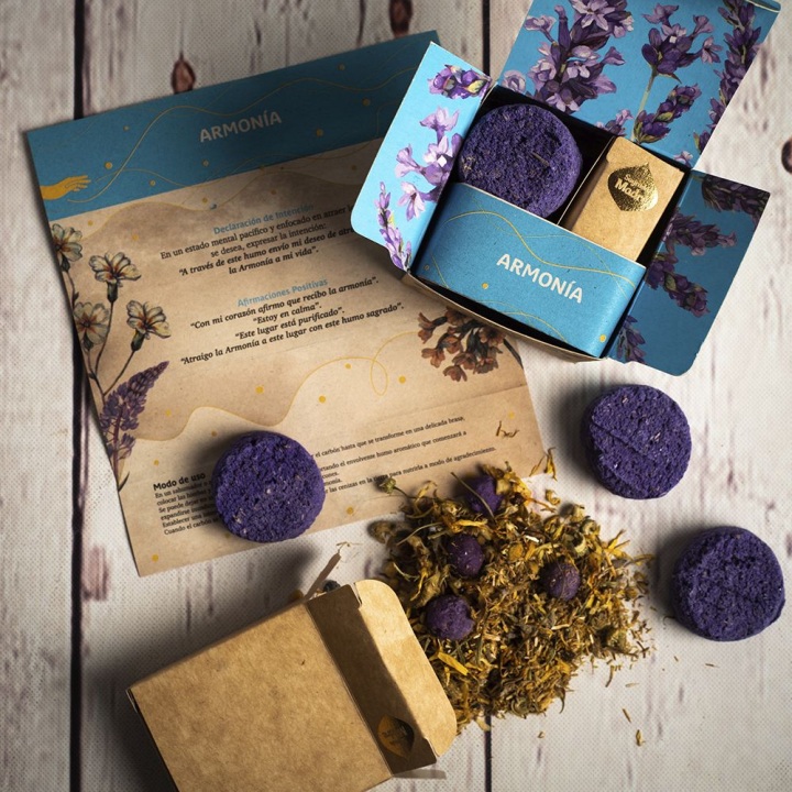 Sacred Smoke Kit Armonia Harmony  ryhmässä Koti & Sielu / Tunnelma & tuoksu / Suitsuke @ Rawfoodshop Scandinavia AB (141-01)