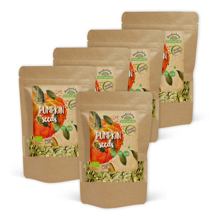Kurpitsansiemenet LUOMU 1kg x 5 pakettia ryhmässä Raaka-aineet / Terveysruoka / Siemenet @ Rawfoodshop Scandinavia AB (141101-SET5)