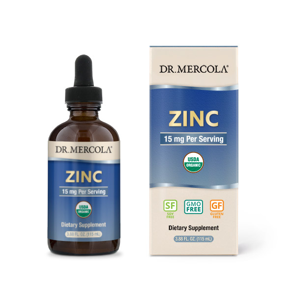 Dr Mercola Nestemäinen Sinkki 115ml ryhmässä Ravintolisät / Mineraalit / Sinkki @ Rawfoodshop Scandinavia AB (1472)