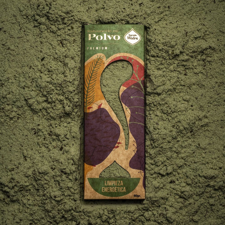 Energianpuhdistava suitsukepulveri 60g ryhmässä Koti & Sielu / Tunnelma & tuoksu / Suitsuke @ Rawfoodshop Scandinavia AB (149-01)