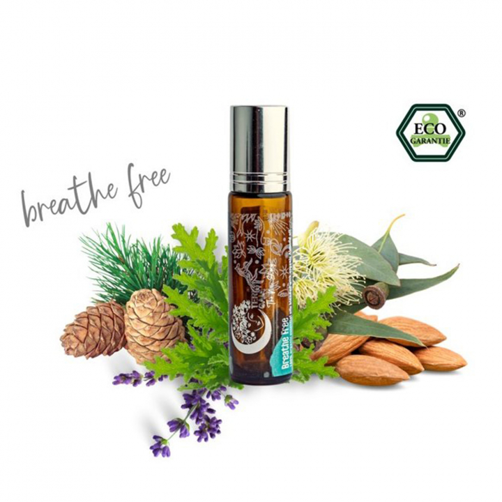 Eteerinen Öljy Breathe Free Roll-on LUOMU 10ml ryhmässä Iho & Vartalo / Vartalo / Roll on @ Rawfoodshop Scandinavia AB (17442531)
