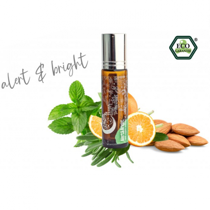 Eteerinen Öljy Alert & Bright Roll-on LUOMU 10ml ryhmässä Iho & Vartalo / Vartalo / Roll on @ Rawfoodshop Scandinavia AB (17443620)