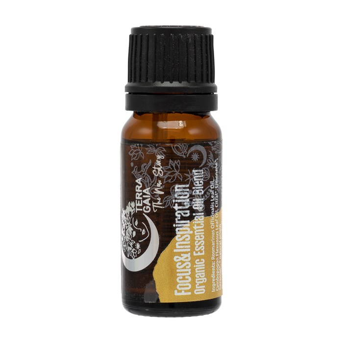 Eteerinen Öljy Fokus & Inspiraatio LUOMU 10ml ryhmässä Koti & Sielu / Tunnelma & tuoksu / Tuoksuöljy @ Rawfoodshop Scandinavia AB (17443651)