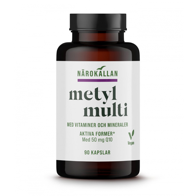 Metyyli Multivitamiini 90 Kapselia ryhmässä Ravintolisät / Vitamiinit / Monivitamiinit @ Rawfoodshop Scandinavia AB (1848)