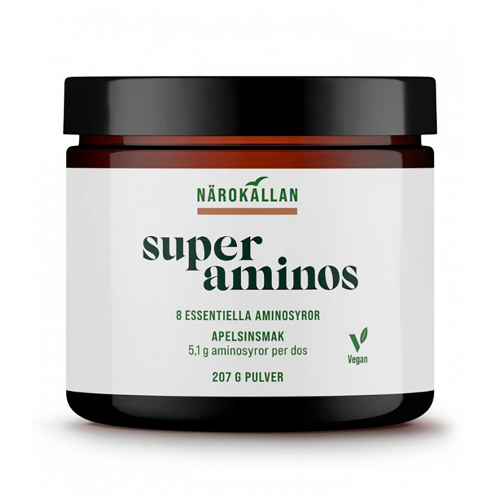 Super Aminos 207g ryhmässä Ravintolisät / Proteiinit & Aminohapot / Aminohapot @ Rawfoodshop Scandinavia AB (1887)