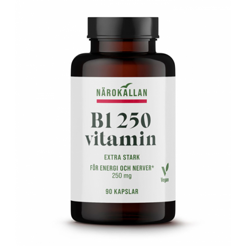 B1 250mg ryhmässä Ravintolisät / Vitamiinit / B-vitamiini @ Rawfoodshop Scandinavia AB (1896)