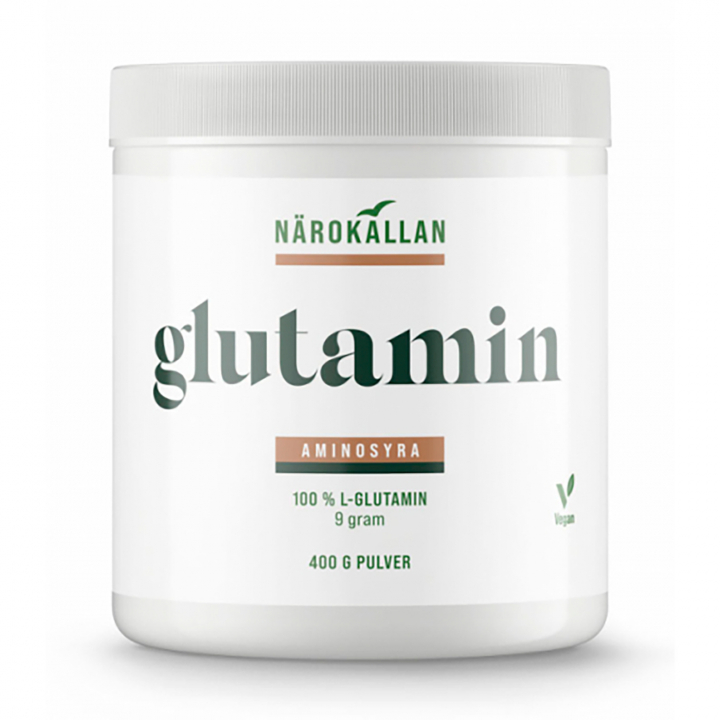 Glutamiini 400g ryhmässä Ravintolisät / Proteiinit & Aminohapot / Aminohapot @ Rawfoodshop Scandinavia AB (1899)