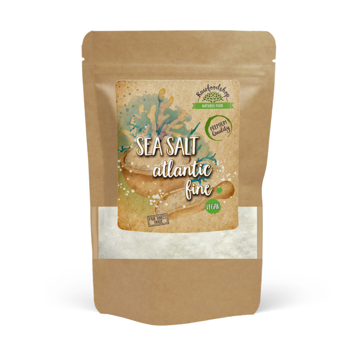 Atlantin hienoksi jauhettu merisuola 1kg ryhmässä Raaka-aineet / Ruokakomero / Mausteet @ Rawfoodshop Scandinavia AB (217041)