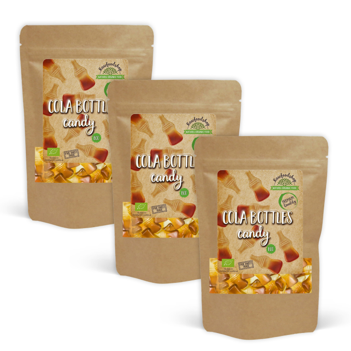 Colapullot LUOMU 100g x 3 pakettia ryhmässä Raaka-aineet / Karkkia & Suklaata / Makeiset @ Rawfoodshop Scandinavia AB (219441-SET3)