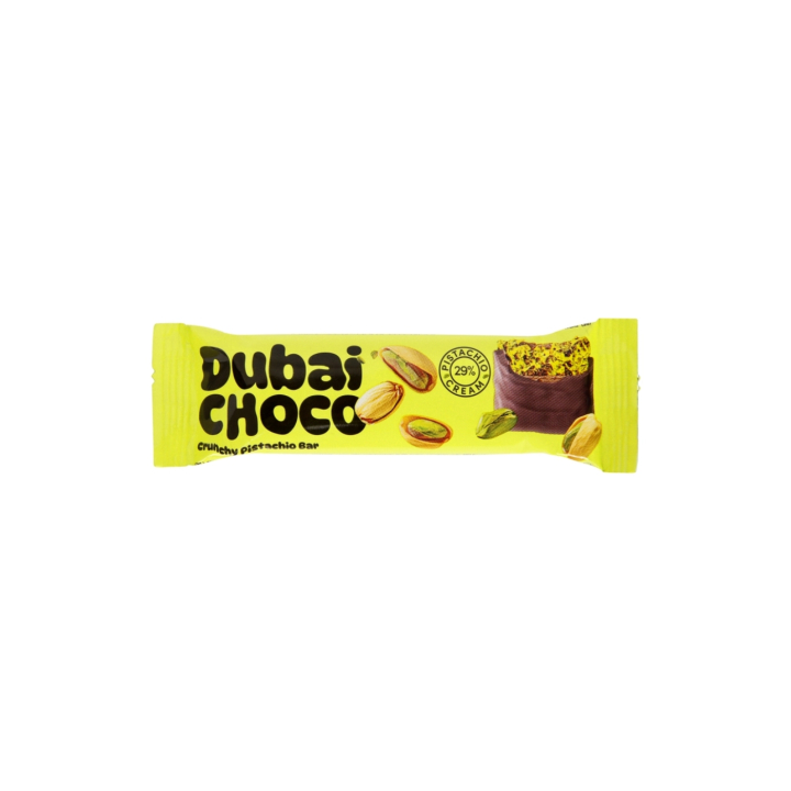 Dubai Suklaa Pistaasi Patukka 55g ryhmässä Uutuudet @ Rawfoodshop Scandinavia AB (2201)