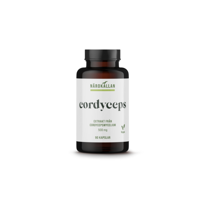 Cordyceps 500mg 90 kapselia ryhmässä Ravintolisät / Yrtit ja Kasvit / Sienet @ Rawfoodshop Scandinavia AB (2206)