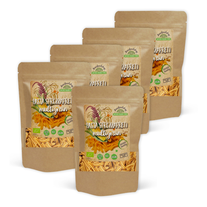 Pasta Strozzapreti Monivilja LUOMU 250g x 5 pakettia ryhmässä Raaka-aineet / Ruokakomero / Pasta & Nuudelit @ Rawfoodshop Scandinavia AB (222651-SET5)