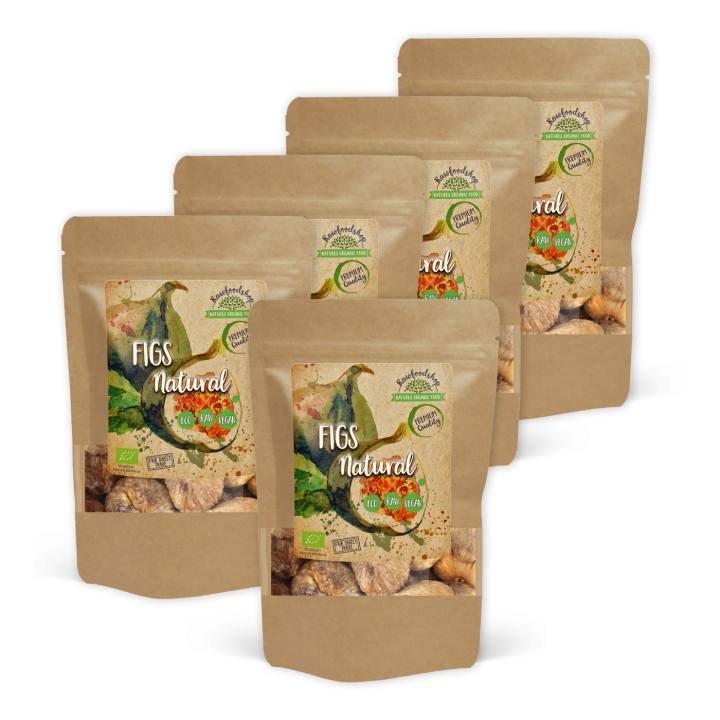 Viikunat LUOMU 500g x 5 pakettia ryhmässä Raaka-aineet / Hedelmät & Marjat / Viikuna @ Rawfoodshop Scandinavia AB (2267711-SET5)