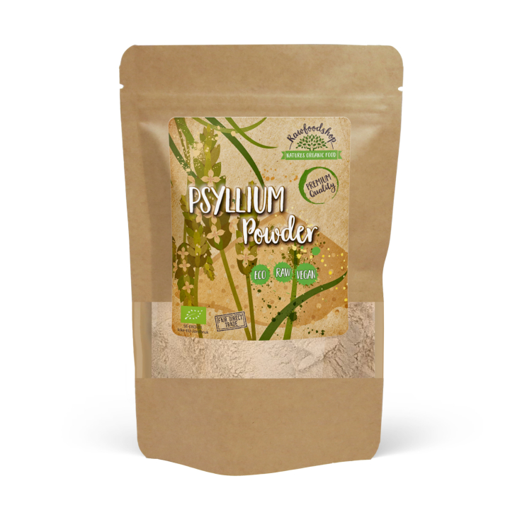 Psylliumjauhe LUOMU 500g ryhmässä Raaka-aineet / Leipominen / Ainesosat Muut @ Rawfoodshop Scandinavia AB (235925)
