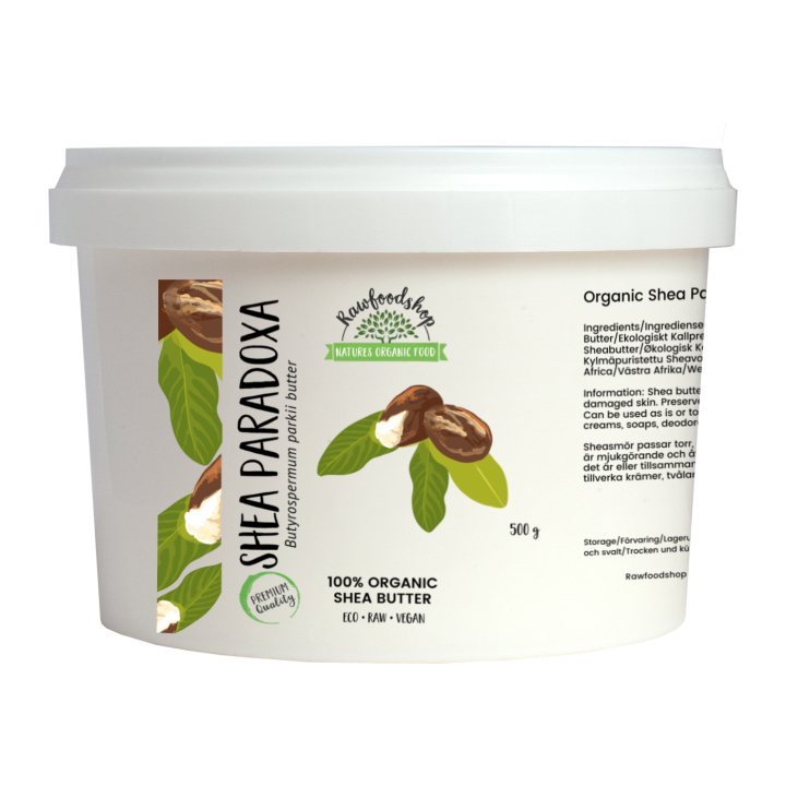 Sheavoi Paradoxa LUOMU 500g ryhmässä Raaka-aineet / Ruokakomero / Öljyt / Voi & Rasva @ Rawfoodshop Scandinavia AB (30054-500)