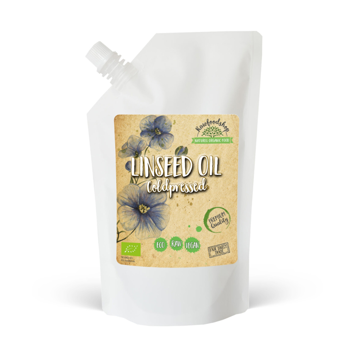 Pellavaöljy LUOMU 1000ml ryhmässä Iho & Vartalo / Luonnollinen DIY / Kasviöljyt @ Rawfoodshop Scandinavia AB (3121203)