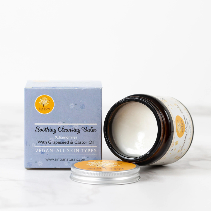 Cleansing Balm Kamomilla 120ml ryhmässä Iho & Vartalo / Kasvot / Puhdistus @ Rawfoodshop Scandinavia AB (330129)