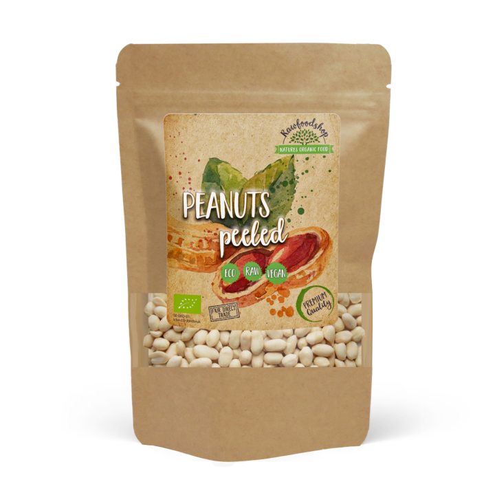 Maapähkinät Premium Kuoritut RAW LUOMU 1kg ryhmässä Raaka-aineet / Pähkinät / Maapähkinät @ Rawfoodshop Scandinavia AB (34091)