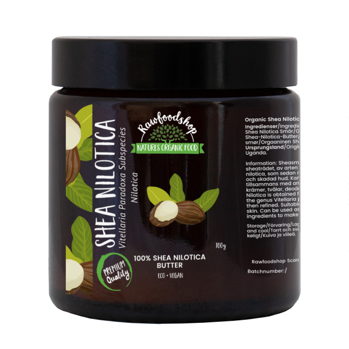 Sheavoi Nilotica EKO 100g ryhmässä Iho & Vartalo / Luonnollinen DIY / Rasvat & Vahat @ Rawfoodshop Scandinavia AB (35007251)