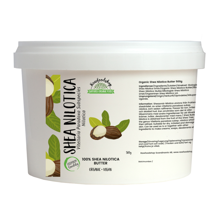 Sheavoi Nilotica LUOMU 500g ryhmässä Iho & Vartalo / Luonnollinen DIY / Rasvat & Vahat @ Rawfoodshop Scandinavia AB (35007255)