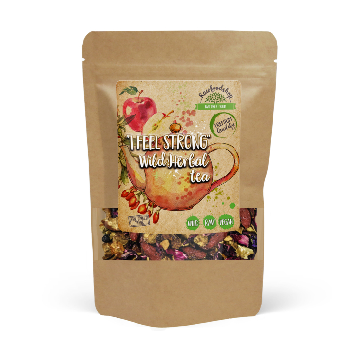 I Feel Strong Villiyrttitee 100 g ryhmässä Raaka-aineet / Juomat / Teet @ Rawfoodshop Scandinavia AB (40193)