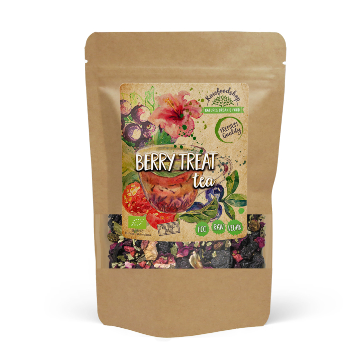 Berry Treat Tee LUOMU 100g ryhmässä Raaka-aineet / Juomat / Teet @ Rawfoodshop Scandinavia AB (40231)