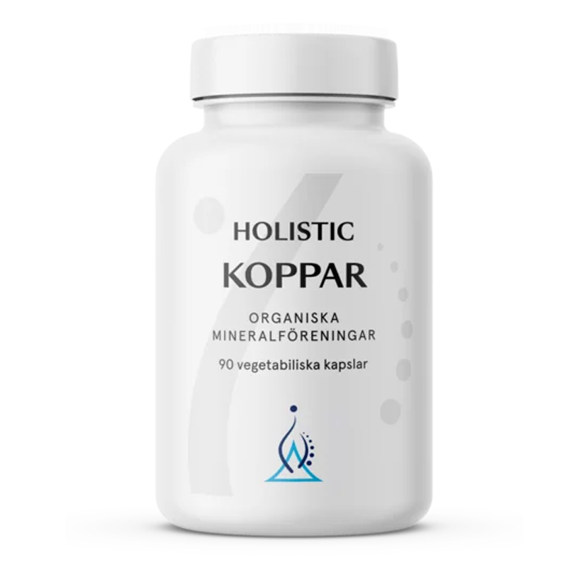 Holistic Kupari 90 kapselia ryhmässä Ravintolisät / Mineraalit / Muut mineraalit @ Rawfoodshop Scandinavia AB (4054)