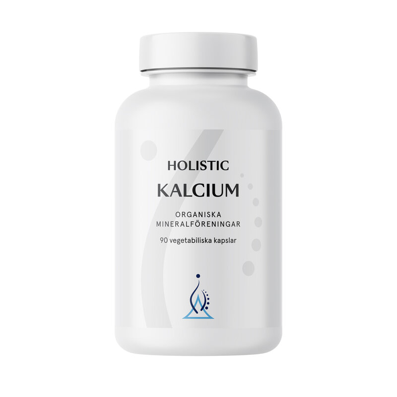 Holistic Kalsium 90 kapselia ryhmässä Ravintolisät / Mineraalit / Muut mineraalit @ Rawfoodshop Scandinavia AB (4060)