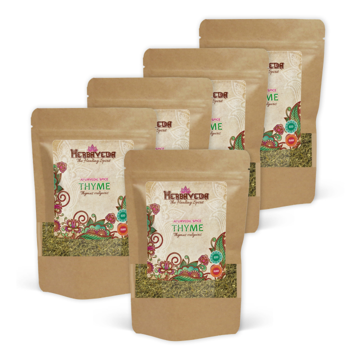 Timjami LUOMU 50g x 5 pakettia ryhmässä Raaka-aineet / Ruokakomero / Mausteet & Suola @ Rawfoodshop Scandinavia AB (40637-SET5)