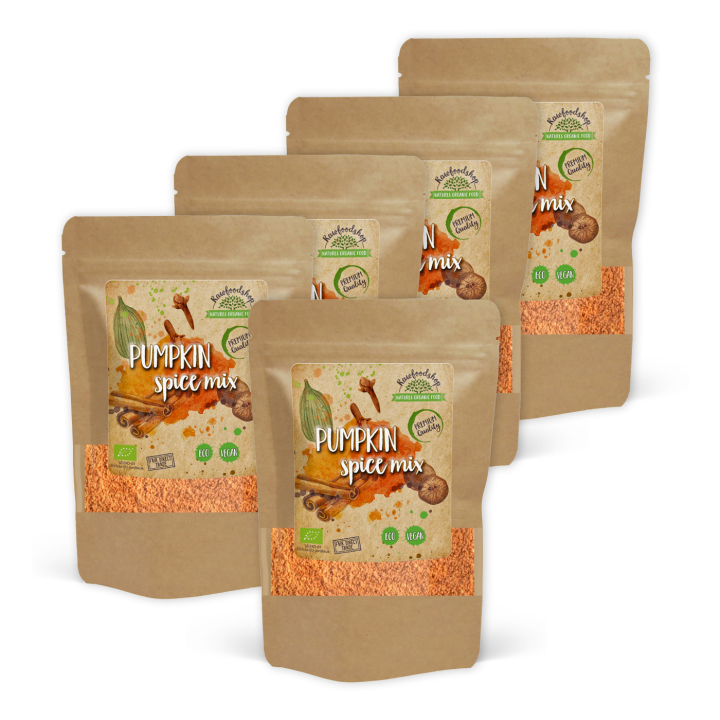 Pumpkin Spice Mix LUOMU 100g x 5 pakettia ryhmässä Raaka-aineet / Ruokakomero / Mausteet & Suola @ Rawfoodshop Scandinavia AB (406501-SET5)
