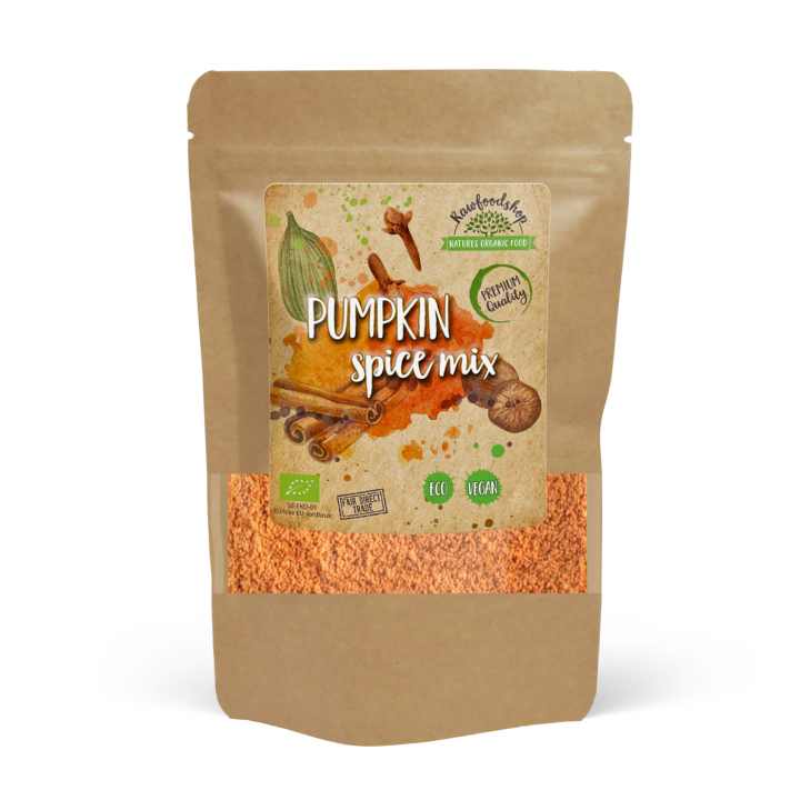 Pumpkin Spice Mix Luomu 100g ryhmässä Raaka-aineet / Ruokakomero / Mausteet @ Rawfoodshop Scandinavia AB (406501)