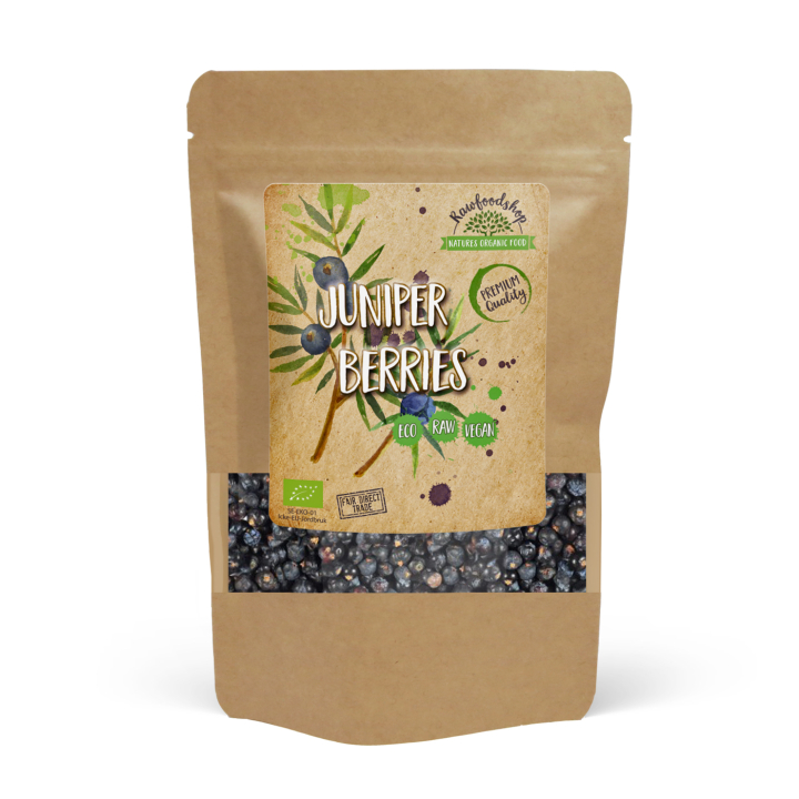Luonnonmukaiset katajanmarjat 30g ryhmässä Raaka-aineet / Hedelmät & Marjat @ Rawfoodshop Scandinavia AB (406701)