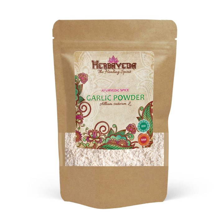 Valkosipulijauhe LUOMU 50g ryhmässä Raaka-aineet / Ruokakomero / Mausteet @ Rawfoodshop Scandinavia AB (406941)