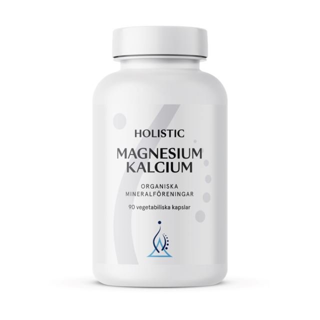 Holistic Magnesium - Kalsium 90 kapselia ryhmässä Ravintolisät / Mineraalit / Magnesium @ Rawfoodshop Scandinavia AB (4070)