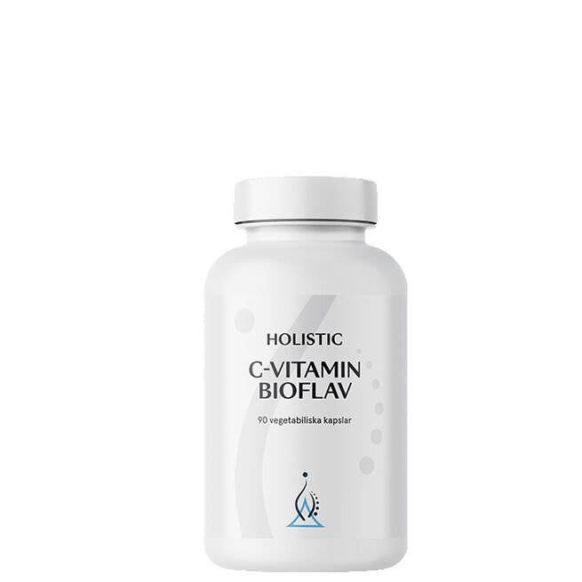 Holistic C-vitamiini Bioflav 90k ryhmässä Ravintolisät / Vitamiinit / C-vitamiini @ Rawfoodshop Scandinavia AB (4116)