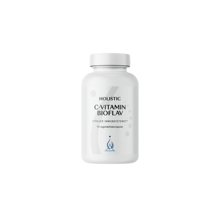 Holistic C-vitamiini Bioflav 90k ryhmässä Ravintolisät / Vitamiinit / C-vitamiini @ Rawfoodshop Scandinavia AB (4116)