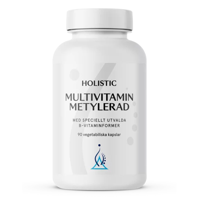 Holistic MultiVitamin Metylöity 90 kapselia ryhmässä Ravintolisät / Vitamiinit / Monivitamiinit @ Rawfoodshop Scandinavia AB (4120)